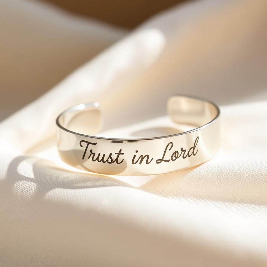Trust in the Lord Cuff Bracelet